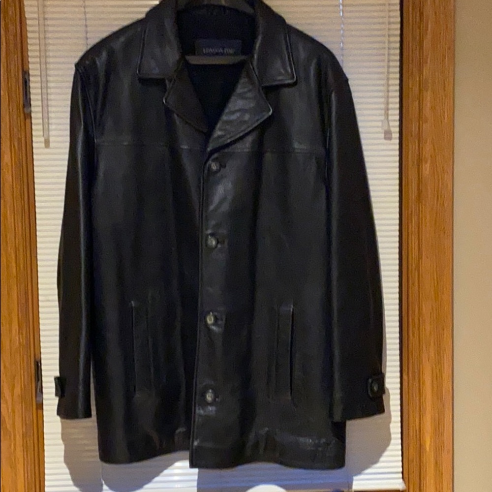 London Fog men’s leather jacket